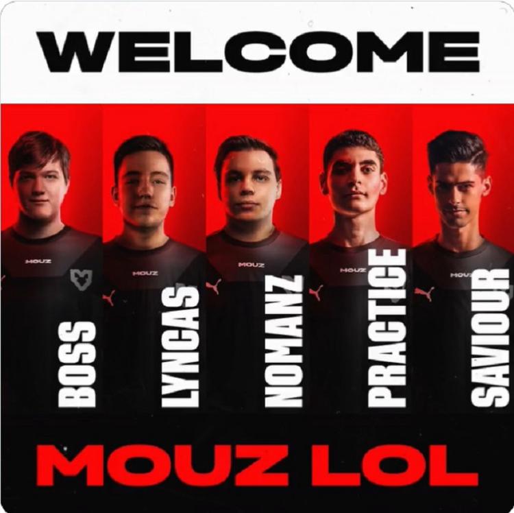 MOUZ announced roster for Prime League Season 2022 Spring