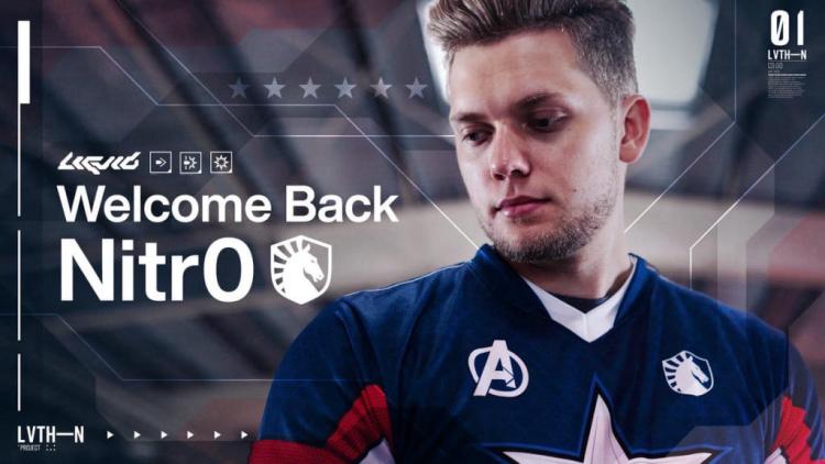 nitr0 returned to Team Liquid