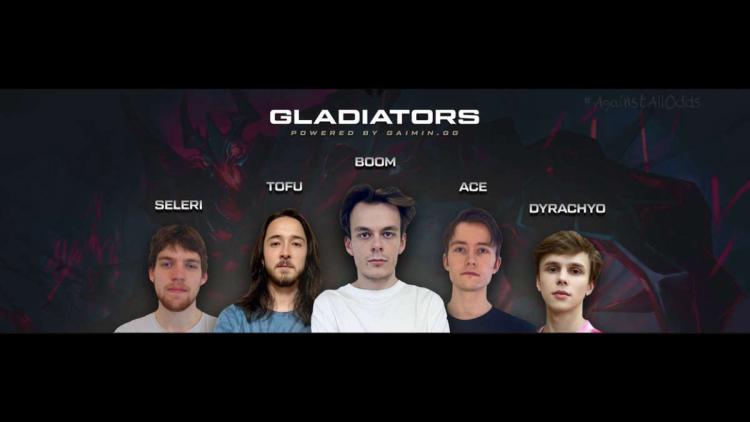 Gaimin Gladiators signed Team Tickles