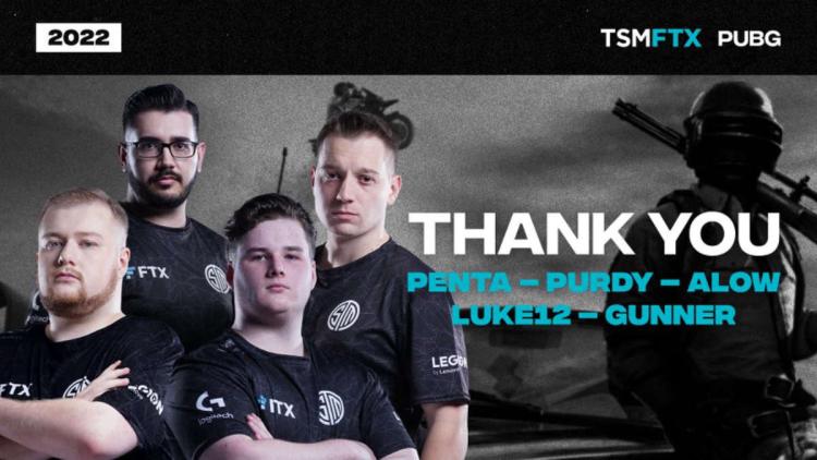 TSM drops PUBG roster