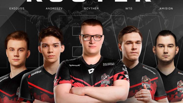 Team Empire approves new Rainbow Six roster