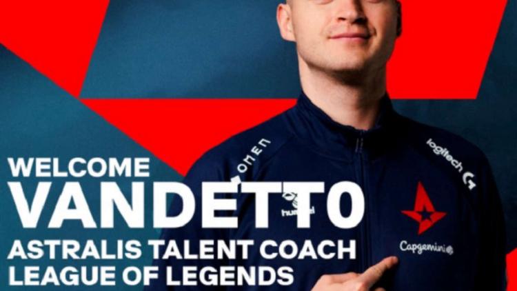 Vandett0 became the head coach of Astralis Talent