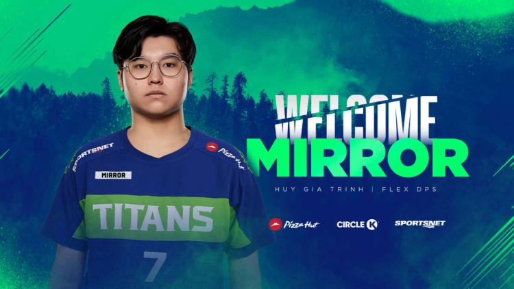 Vancouver Titans welcome MirroR to their ranks