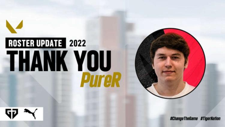 PureR left Gen.G Esports