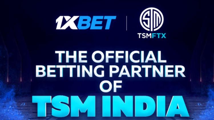 1xBet becomes an official partner of TSM in India