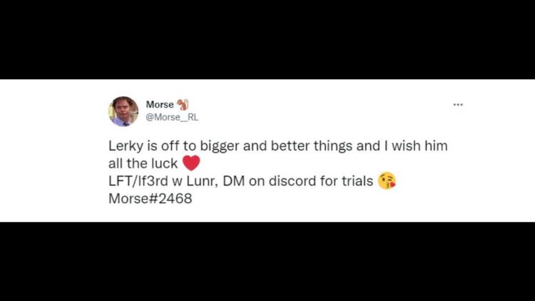 Lerky left The Lunatics