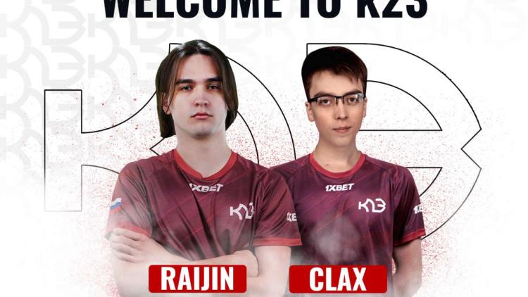 Official: Raijin and clax join K23