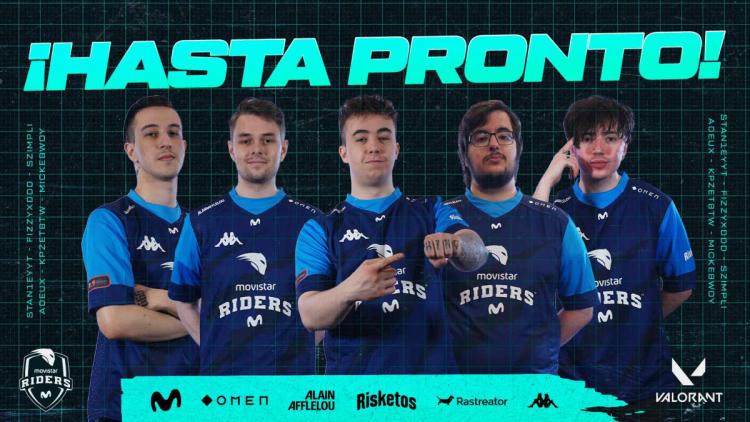 Movistar Riders Disbands VALORANT Roster