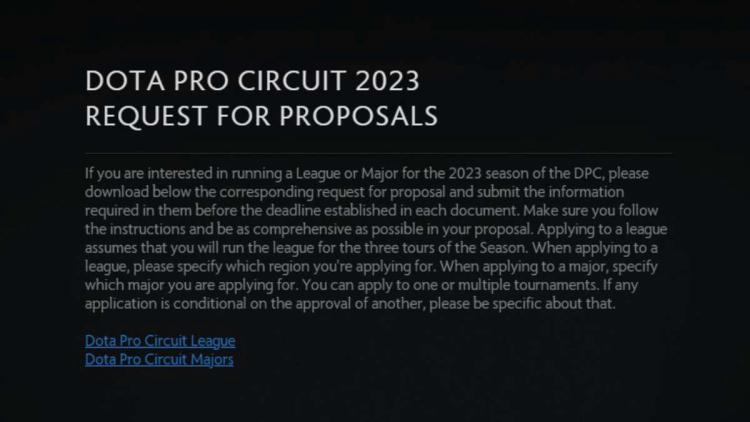 Valve released information DPC 2022/2023