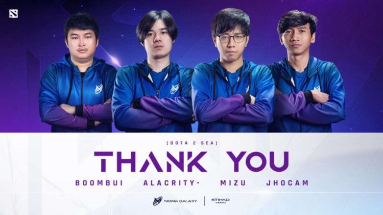 Nigma Galaxy organization said goodbye to the second Dota 2 roster