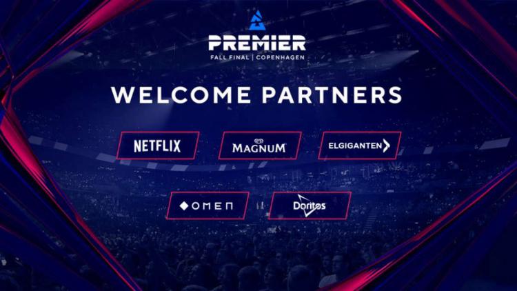 Netflix, OMEN, Elgiganten, Magnum and Doritos partnered with BLAST Premier Fall Finals 2022