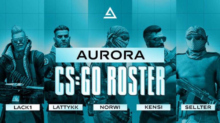 Aurora Gaming introduced the updated CS:GO roster