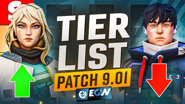 VALORANT Agents Tier List in Current Patch 9.01