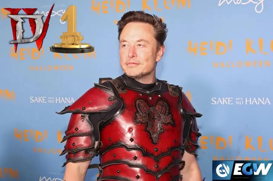 Elon Musk Becomes a Contender for the Top Diablo 4 Player