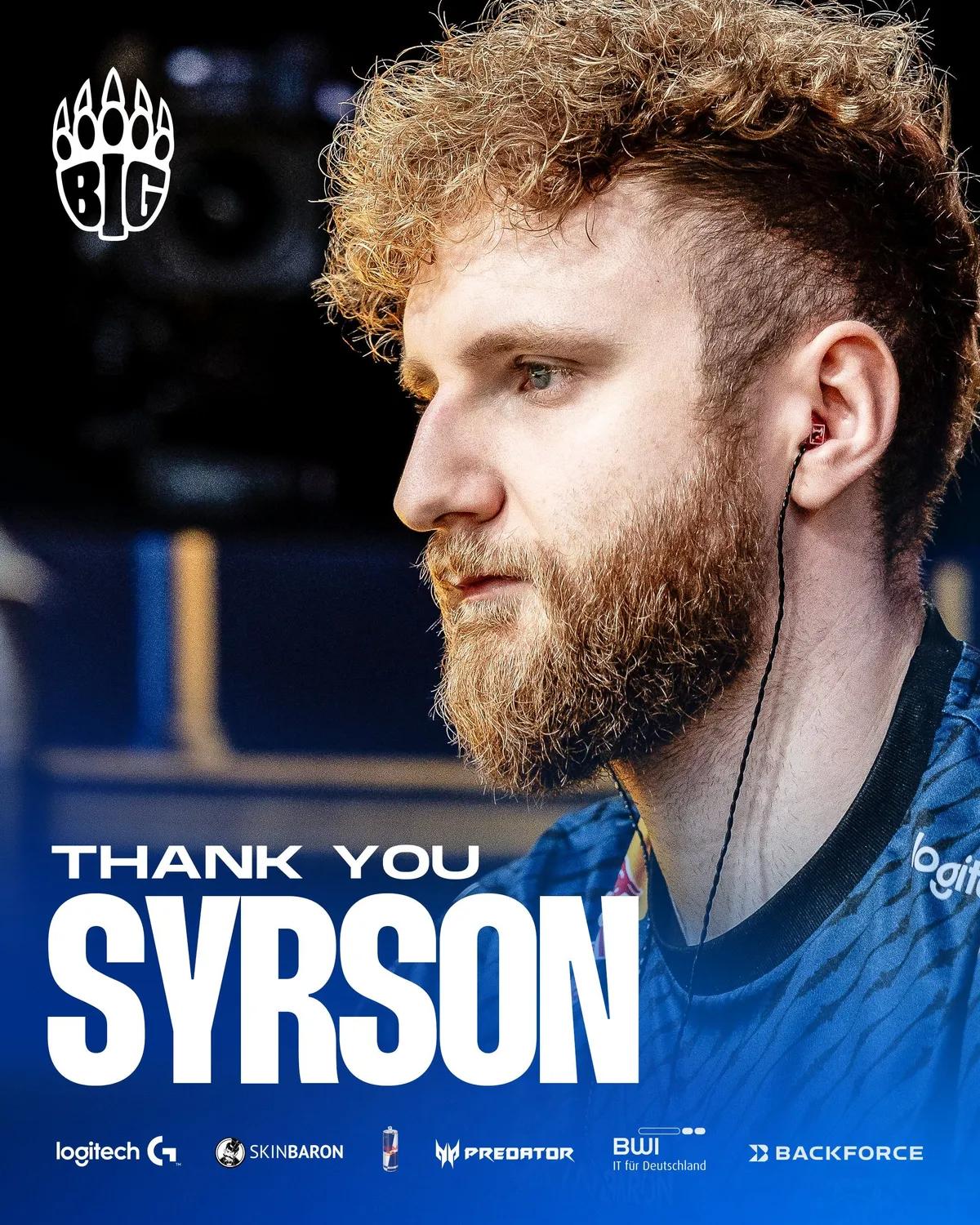 syrsoN Comments on His Departure from BIG