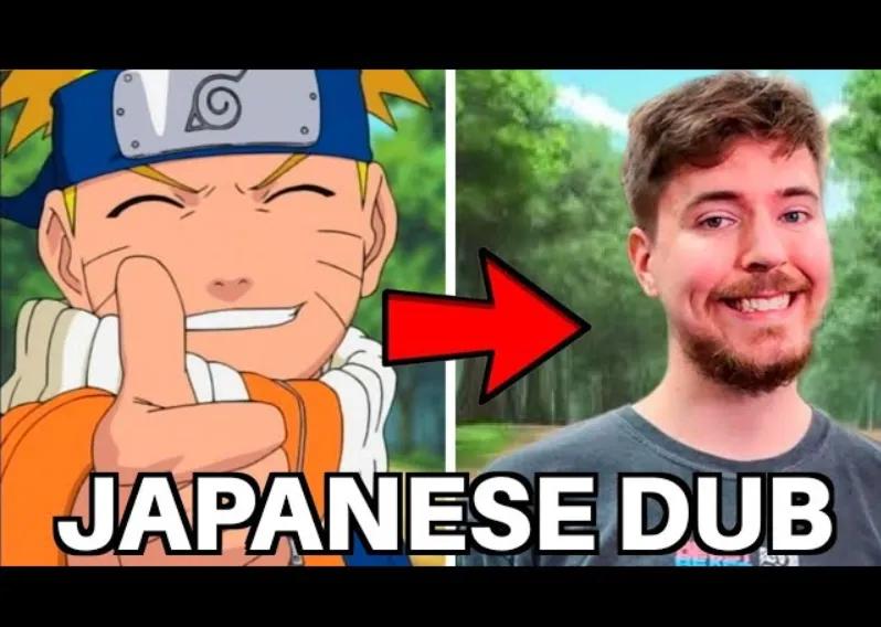 MrBeast’s Videos Now Dubbed by Naruto's Voice Actor 