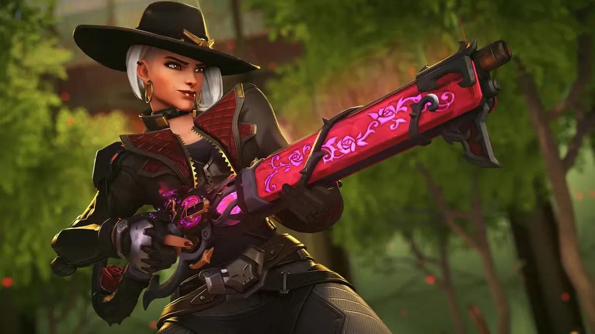 Overwatch 2's Ashe Mains Get Ready for the Mythic Lead Rose Weapon Skin Drop!