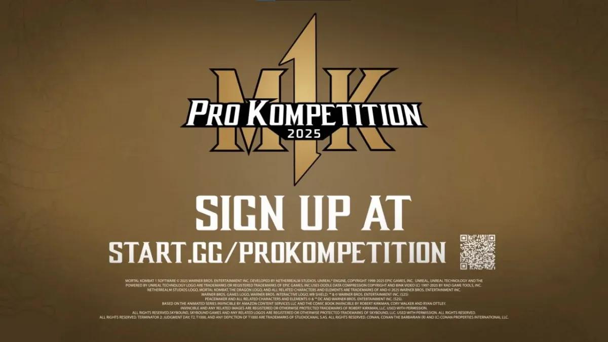 Professional Mortal Kombat Returns: Developers Announce the MK Pro Competition 2025 Series