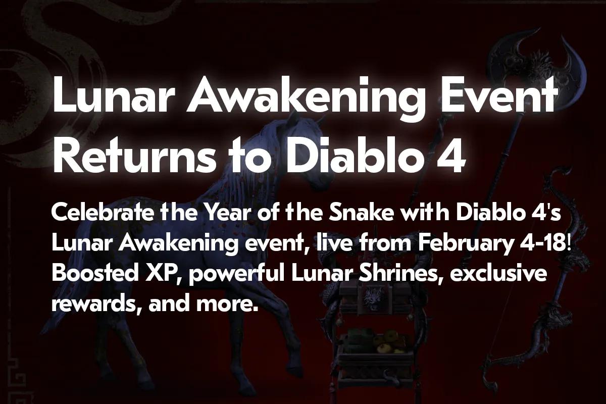 Lunar Awakening Event Returns to Diablo 4