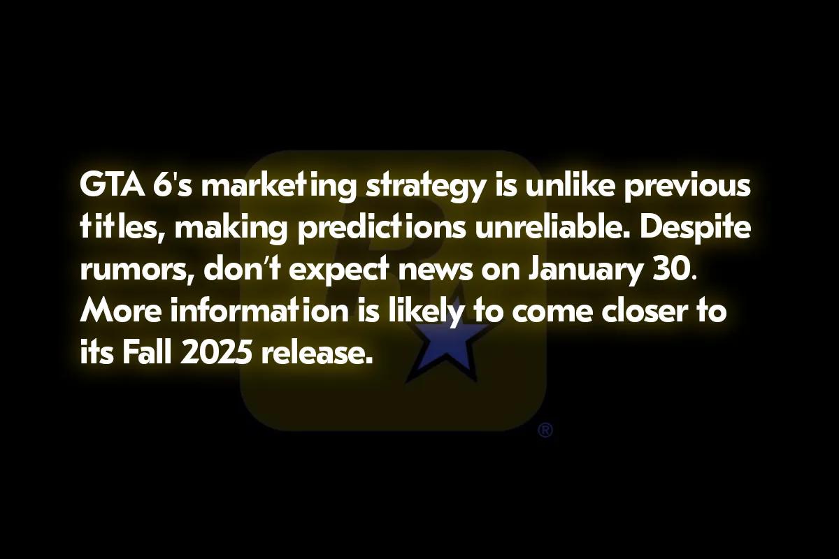 The GTA 6 marketing campaign is "different": expect silence until Fall 2025