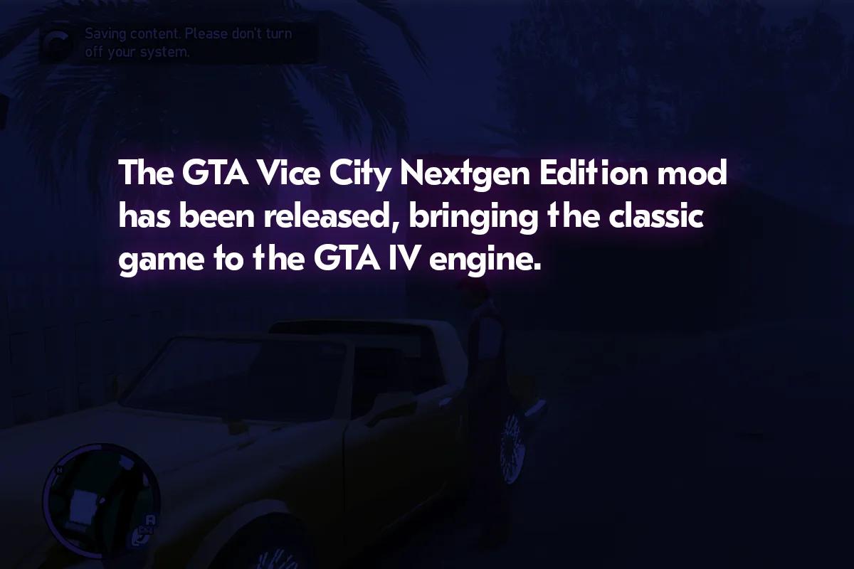 GTA Vice City Stunning Mod Faces Take-Two's Backlash