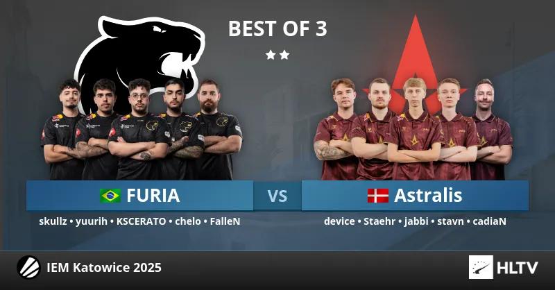 Astralis Triumph Over FURIA Esports in a Thrilling Lower Bracket Semifinal at IEM Katowice 2025