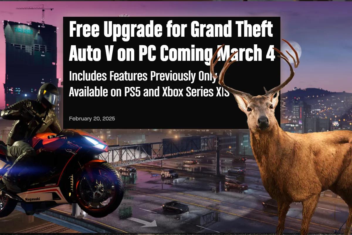 GTA 5 PC Gets a Huge Free Upgrade – Is Rockstar Teasing Us?