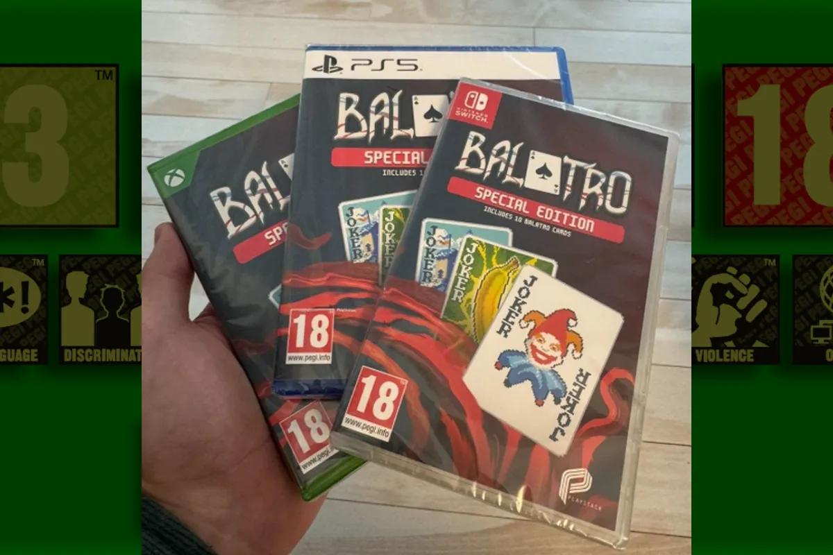 Balatro gets its PEGI 18+ rating dropped to 12+