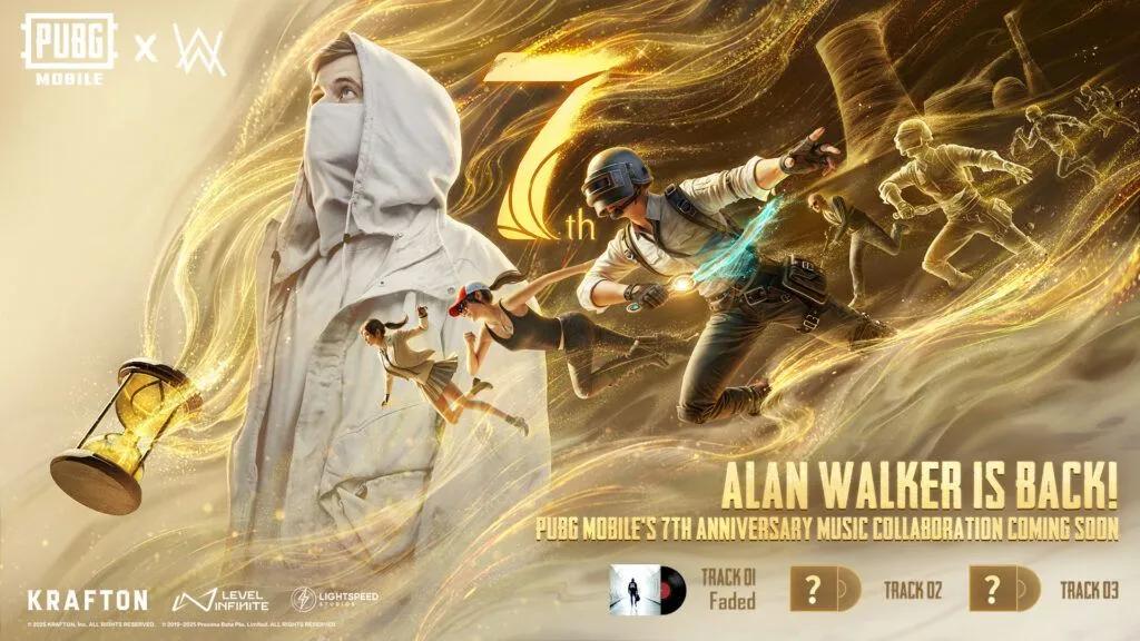 PUBG MOBILE Celebrates 7th Anniversary with Alan Walker Comeback Collaboration