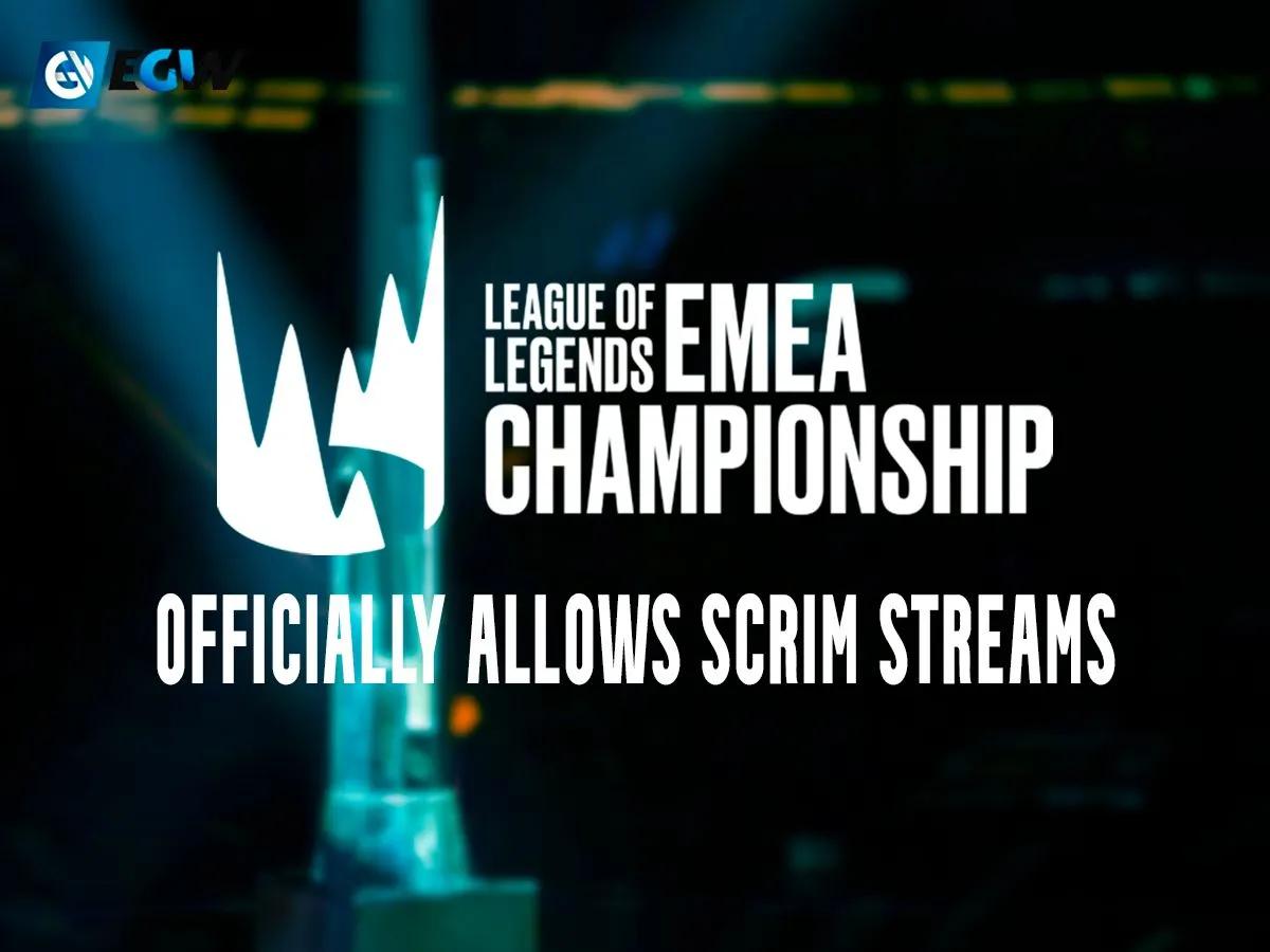 LEC officially allows scrim streams for league teams