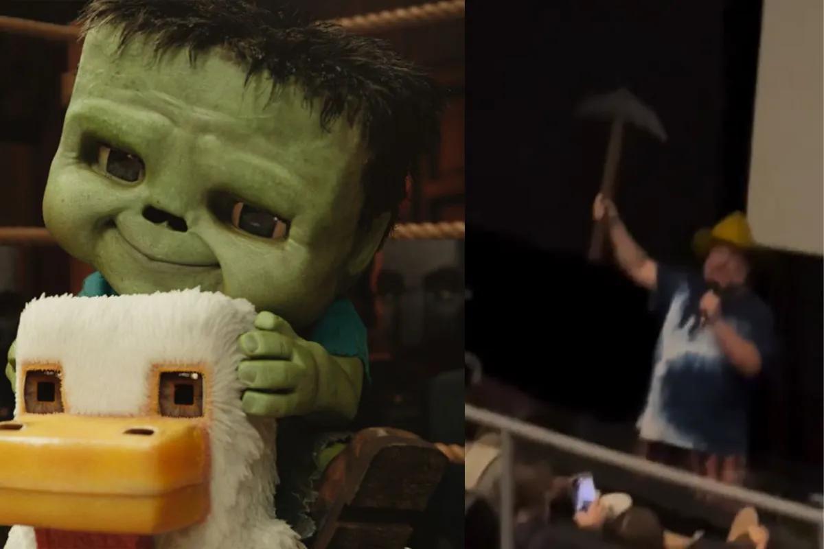 Cinemas crack down on Minecraft Movie chaos after viral Chicken Jockey trend