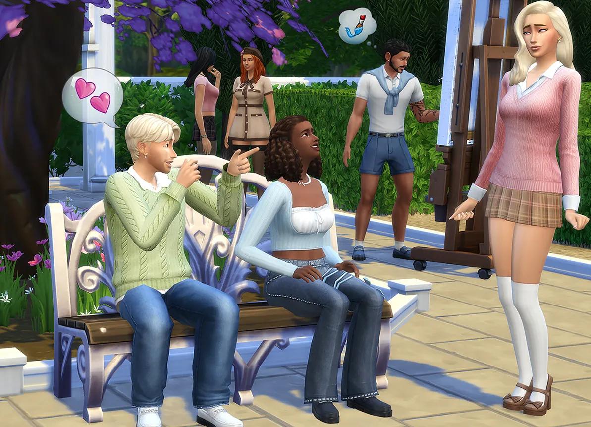 Sims 4 just got messier, older, and somehow trendier — and Uni life is popping again