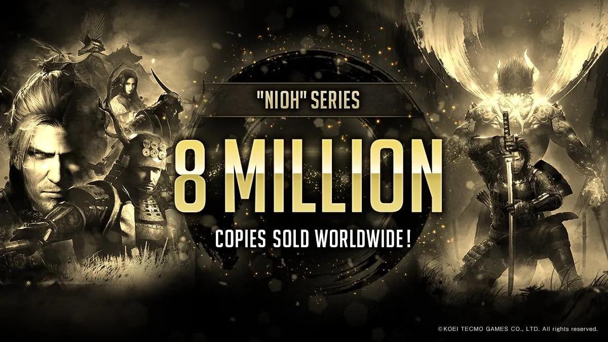 Total sales of the Nioh series exceeded 8 million copies