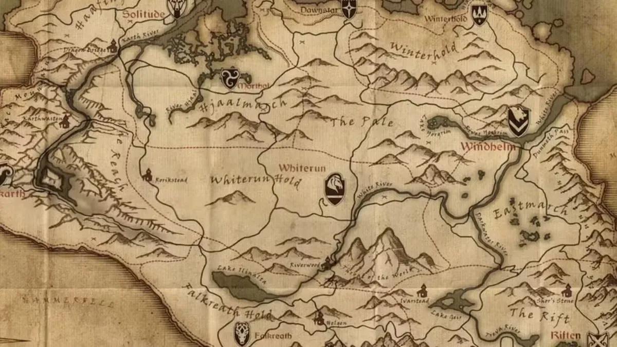 A LEGO Master Recreates the Entire Skyrim Map with Over 70,000 Bricks