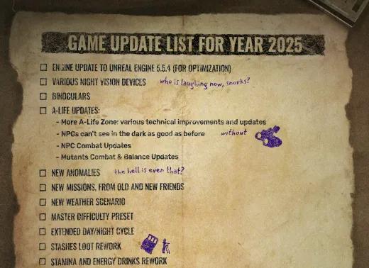 STALKER 2 Roadmap 2025 Brings Unreal Engine 5.5.4 Upgrade, PS5 Launch, and Major Gameplay Updates