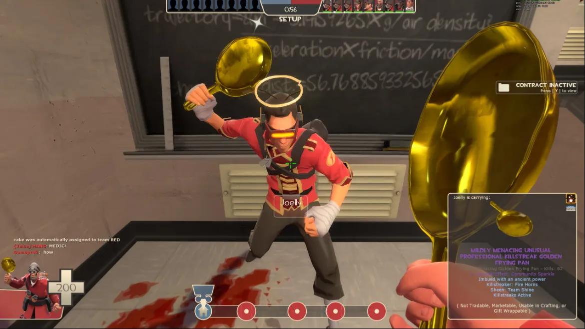 Player Deletes $6,700 Golden Frying Pan, Team Fortress 2 item for the Second Time