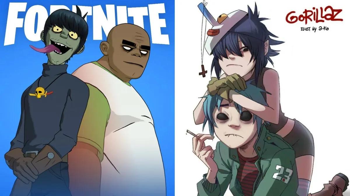 Gorillaz Skins Rumored to Join Fortnite Festival Season 10