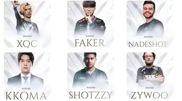 Esports Awards 2025: Full List of Winners & Nominees