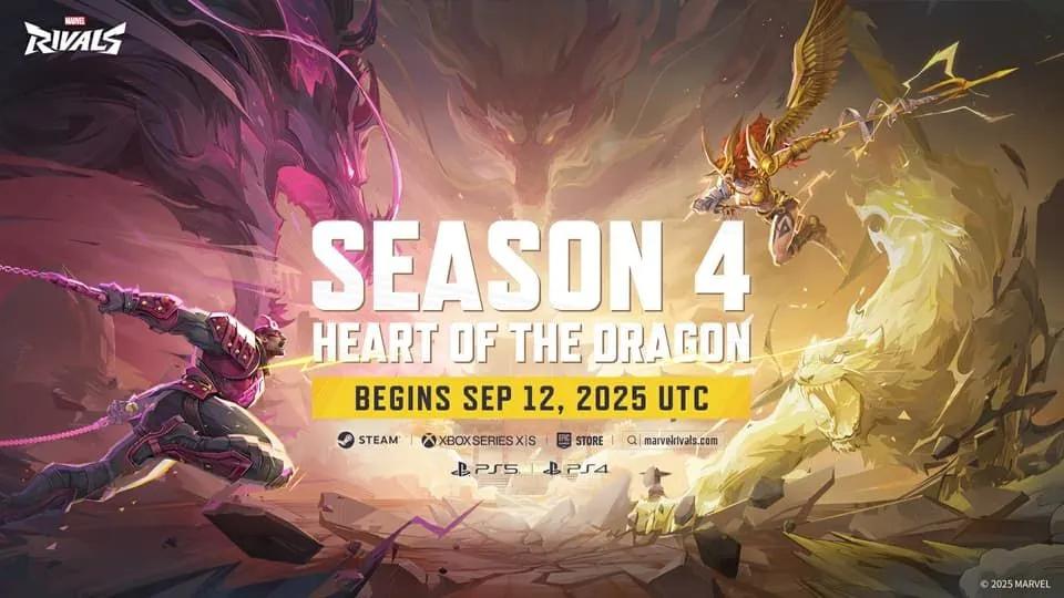 Marvel Rivals Launches Fourth Season “Heart of the Dragon”