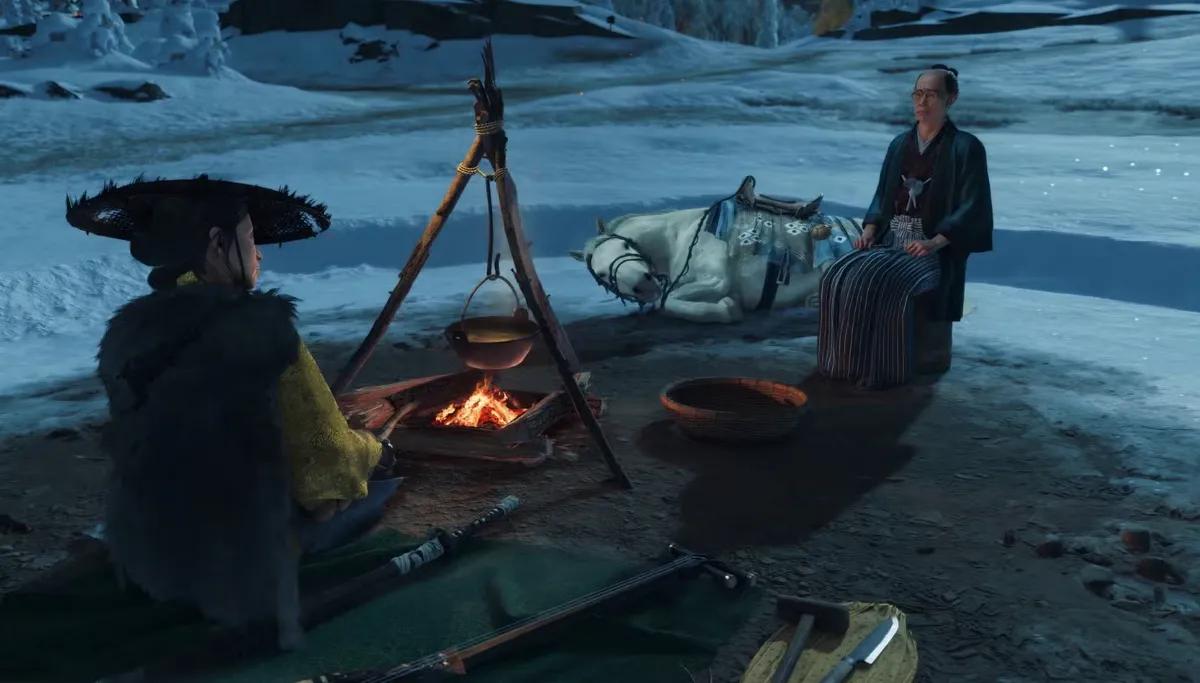 Ghost of Yotei Expands on Camping System Features