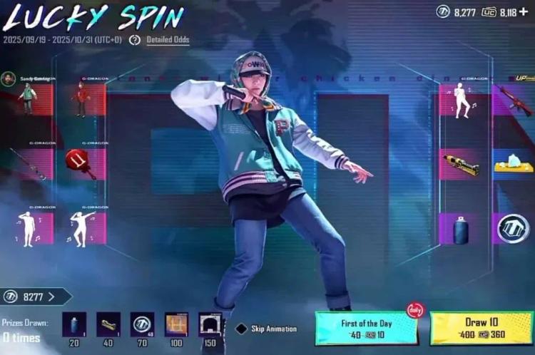 PUBG Mobile x G-Dragon Collaboration: Lucky Spin, Rewards, and Exclusive Content