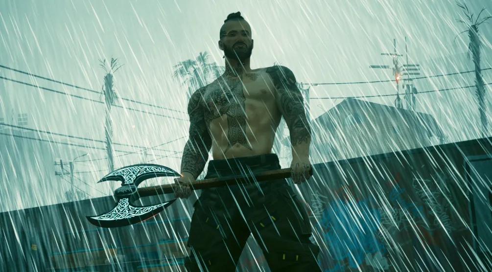Cyberpunk 2077 Mods Bring a Brutal Battle Axe and ChatGPT AI Integration