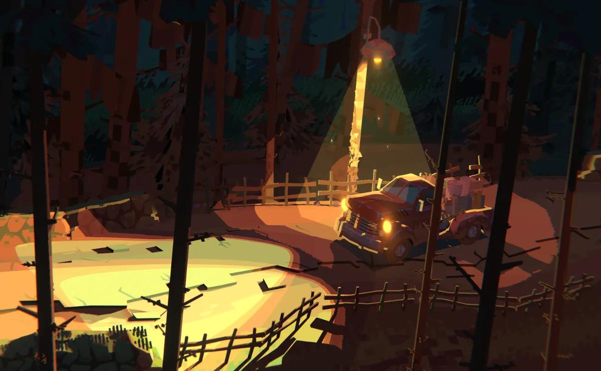 Truckful Demo Puts You Behind the Wheel of a Haunted Forest Delivery Run
