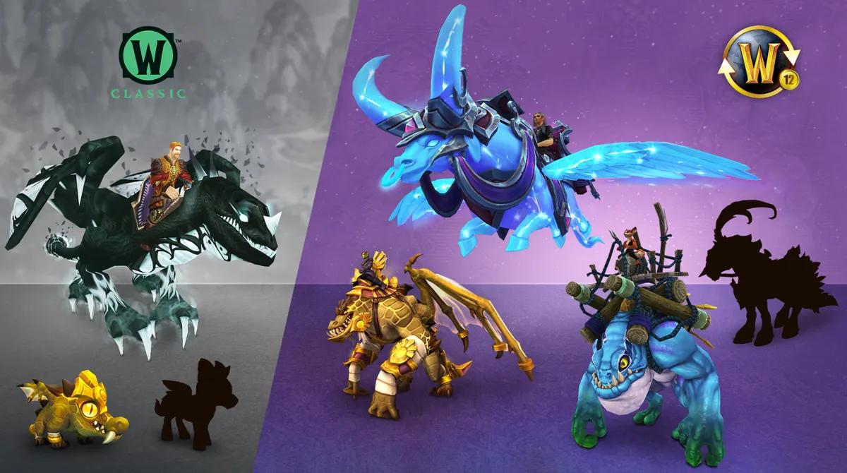 World of Warcraft Reveals 2026 12-Month Subscription Rewards With New Astral Aurochs and Sha-Scarred Drake Mounts