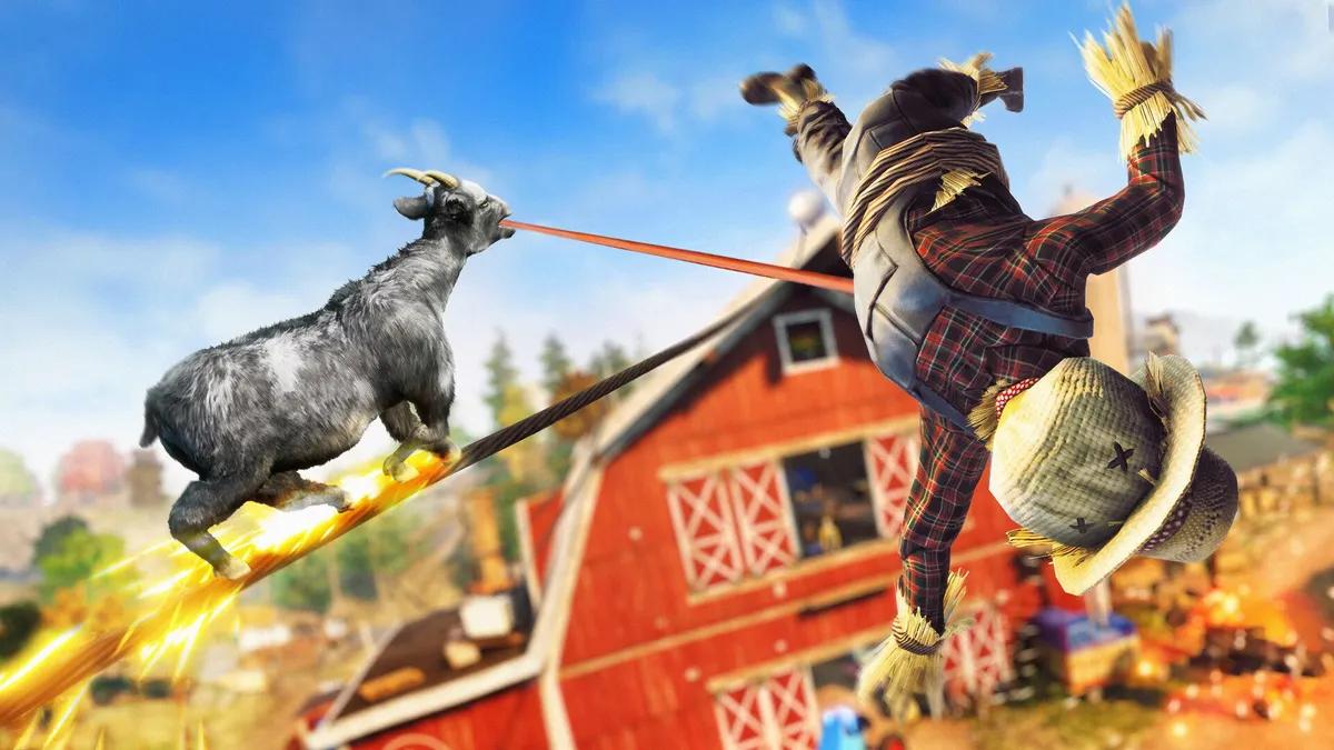 Goat Simulator 3 Launches New DLC: Baadlands: Furry Road