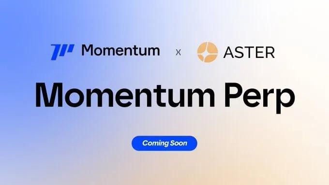 Momentum Launches Perp-DEX on SUI in Collaboration with Aster