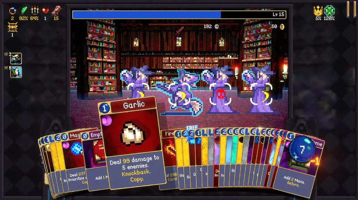 Vampire Survivors Devs Reveal New Roguelike Deck-Building Spin-Off