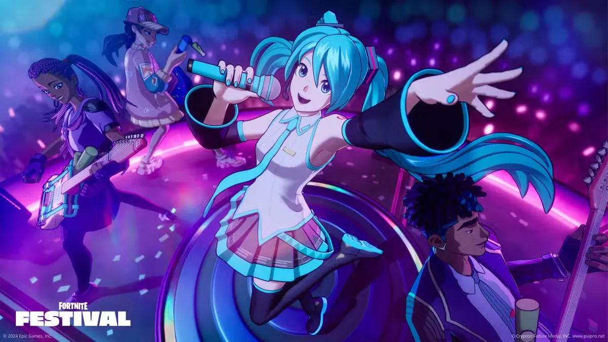 Fortnite Confirms Hatsune Miku’s Appearance in the Zero Hour Live Event