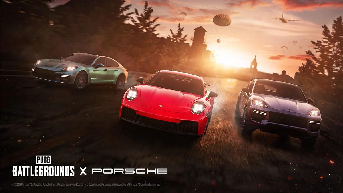 PUBG Mobile x Porsche Returns in Version 4.1: Motor Cruise Event Brings Iconic Supercars to the Battlegrounds