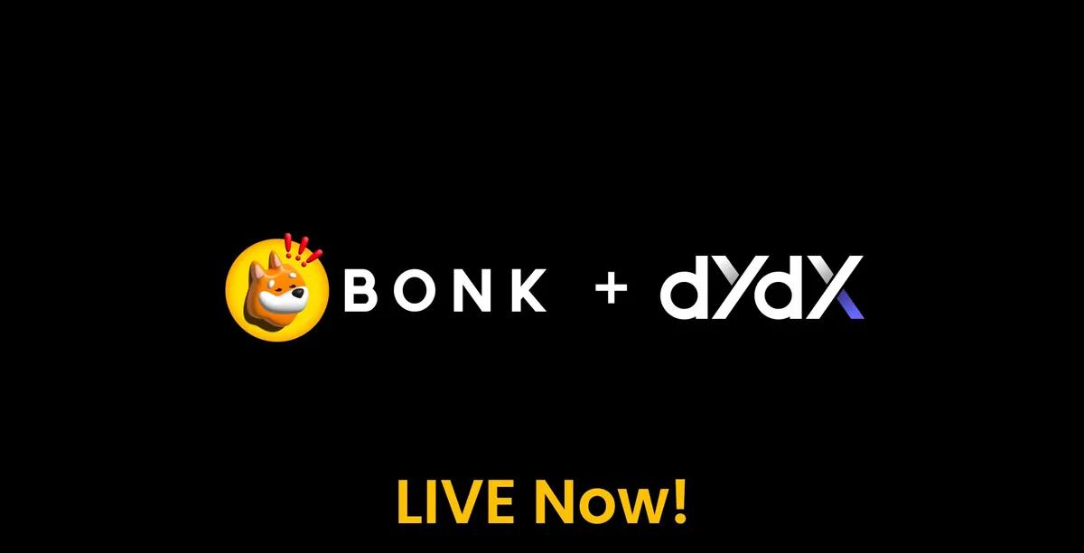Bonk Launches BONKTrade: A Community-Driven DEX Powered by dYdX